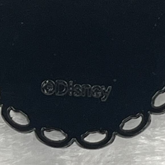 Disney Maleficent Pendant Black Gothic Cameo Style Oval Frame Purple 2"x1.75" - Picture 3 of 4